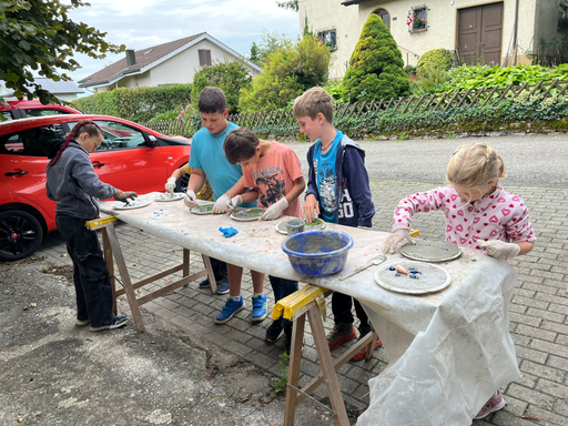 Trittsteine aus Beton